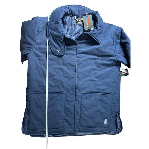 BASS OUTDOOR Women's Quilted Long-Sleeve Jacket NAVY NWT SIZE M - Picture 10 of 10